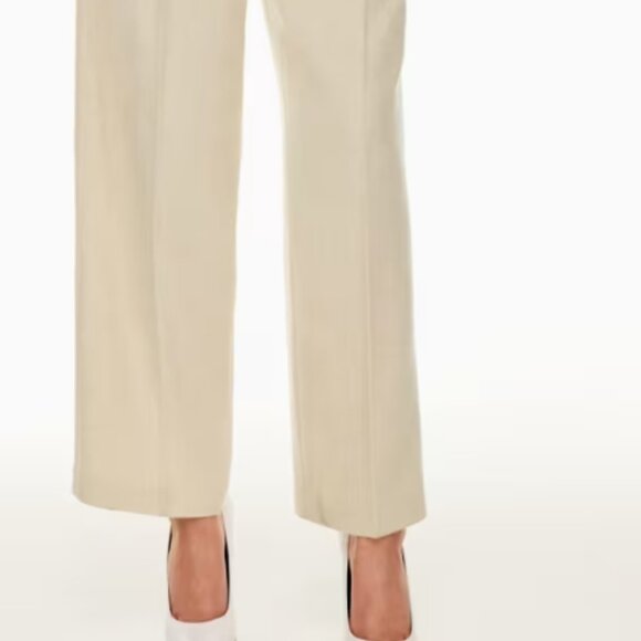 WITH TAGS - Aritzia Babaton Pleated 00 -  BONE - Picture 2 of 5
